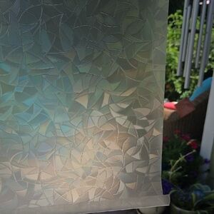 Decorative Frosted Window Film Peel And Stick